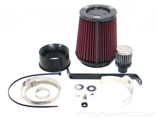 Picture of 57i Series Generation I Black Composite Cold Air Intake System with Red Filter