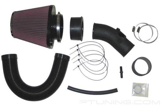 Picture of 57i Series Generation I Black Composite Cold Air Intake System with Red Filter