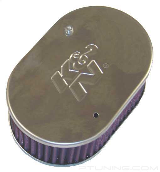 Picture of Custom Racing Round Red Air Cleaner Assembly (2" ID)