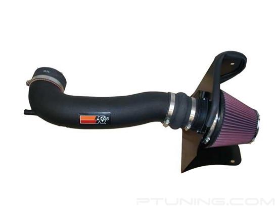 Picture of AirCharger Black Composite Cold Air Intake System with Red Filter