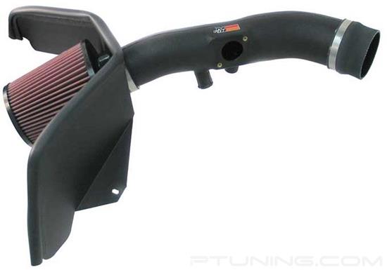 Picture of AirCharger Black Composite Cold Air Intake System with Red Filter