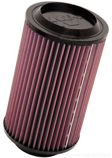 Picture of E Series Round Red Air Filter (3.75" F x 3.75" ID x 6.063" OD x 9.5" H)