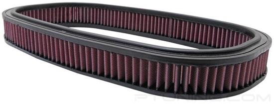 Picture of E Series Oval Red Air Filter (17.5" BOL x 9.875" BOW x 17.5" TOL x 9.875" TOW x 2.25" H)