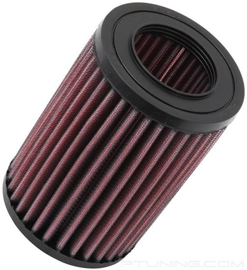 Picture of E Series Round Red Air Filter (2" ID x 3.5" OD x 5.5" H)