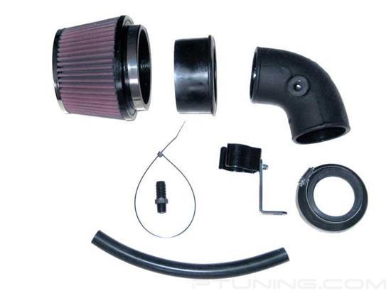 Picture of 57i Series Generation I Black Composite Cold Air Intake System with Red Filter