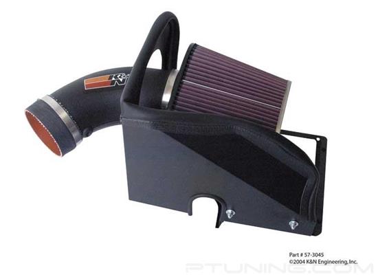 Picture of FIPK Generation II Black Composite Cold Air Intake System with Red Filter