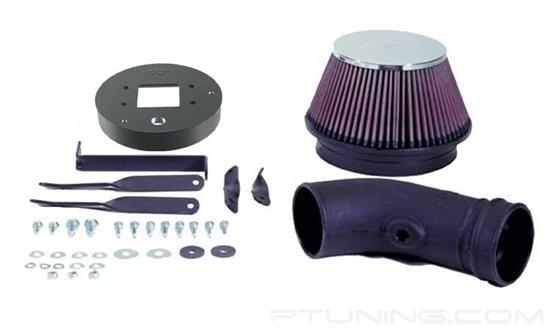 Picture of FIPK Generation I Black Composite Cold Air Intake System with Red Filter