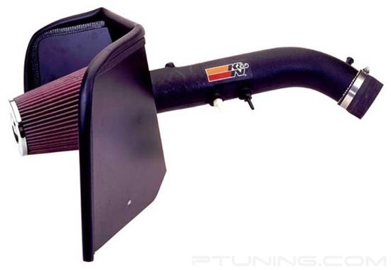 Picture of FIPK Generation II Black Composite Cold Air Intake System with Red Filter