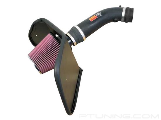 Picture of FIPK Generation II Black Composite Cold Air Intake System with Red Filter