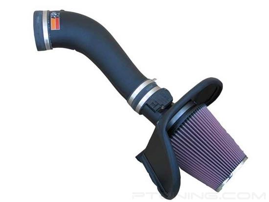 Picture of FIPK Generation II Black Composite Cold Air Intake System with Red Filter