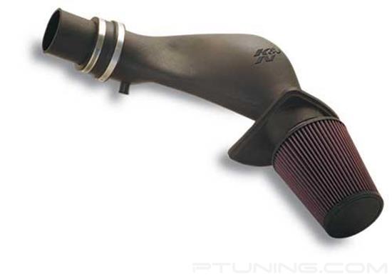 Picture of FIPK Generation II Black Composite Cold Air Intake System with Red Filter
