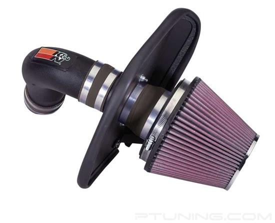 Picture of FIPK Generation II Black Composite Cold Air Intake System with Red Filter