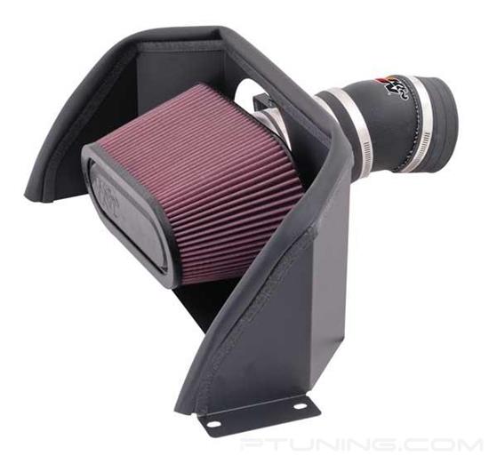 Picture of FIPK Generation II Black Composite Cold Air Intake System with Red Filter