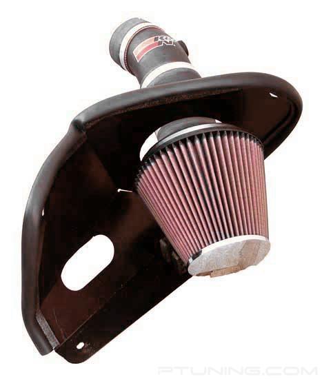Picture of FIPK Generation II Black Composite Cold Air Intake System with Red Filter