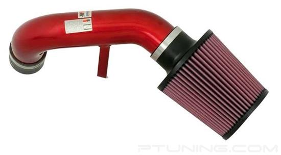 Picture of Typhoon Aluminum Red Short Ram Air Intake System with Red Filter
