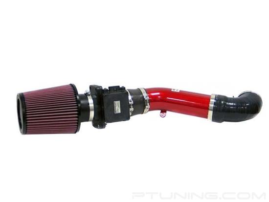 Picture of Typhoon Aluminum Red Short Ram Air Intake System with Red Filter