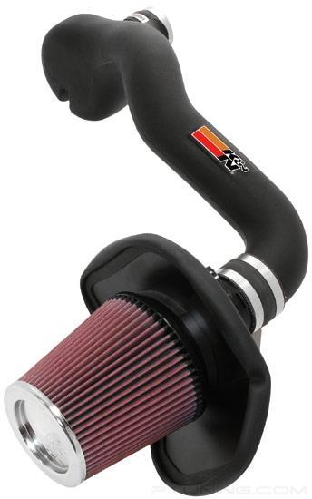 Picture of FIPK Generation II Black Composite Cold Air Intake System with Red Filter