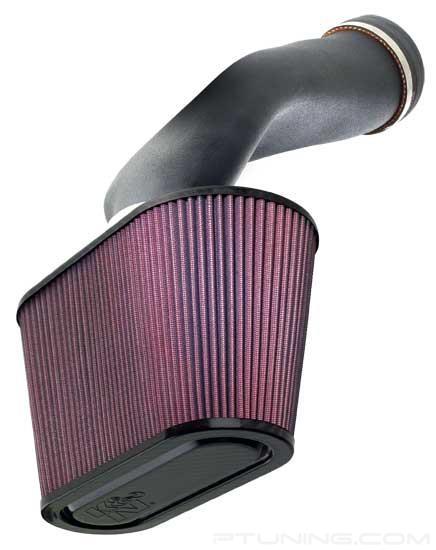 Picture of FIPK Generation II Black Composite Cold Air Intake System with Red Filter