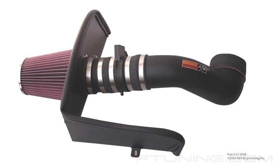 Picture of FIPK Generation II Black Composite Cold Air Intake System with Red Filter