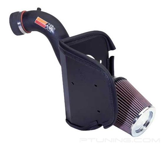 Picture of FIPK Generation II Black Composite Cold Air Intake System with Red Filter