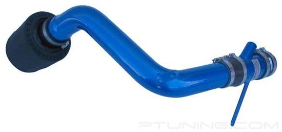 Picture of Typhoon Complete Aluminum Blue Cold Air Intake System with Red Filter