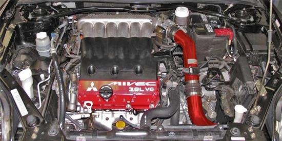 Picture of Typhoon Aluminum Red Cold Air Intake System with Red Filter