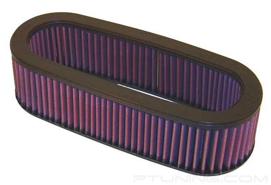 Picture of E Series Oval Red Air Filter (12.875" BOL x 4.875" BOW x 12.875" TOL x 4.875" TOW x 3.188" H)