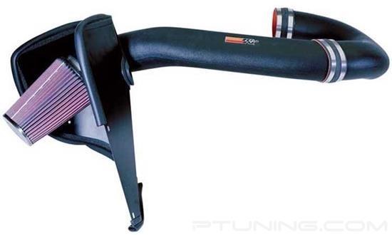 Picture of FIPK Generation II Black Composite Cold Air Intake System with Red Filter