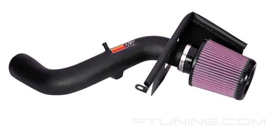 Picture of FIPK Generation II Black Composite Cold Air Intake System with Red Filter