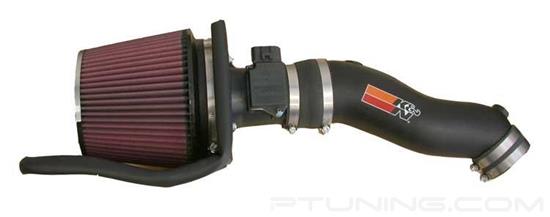 Picture of FIPK Generation II Black Composite Cold Air Intake System with Red Filter