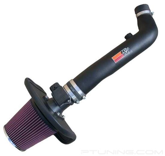 Picture of FIPK Generation II Black Composite Cold Air Intake System with Red Filter