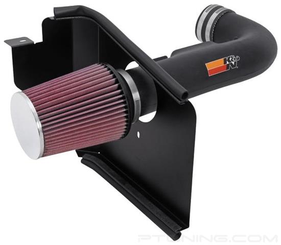 Picture of FIPK Generation II Black Composite Cold Air Intake System with Red Filter