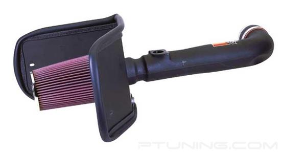 Picture of FIPK Generation II Black Composite Cold Air Intake System with Red Filter