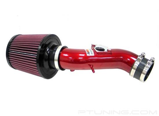 Picture of Typhoon Aluminum Red Short Ram Air Intake System with Red Filter