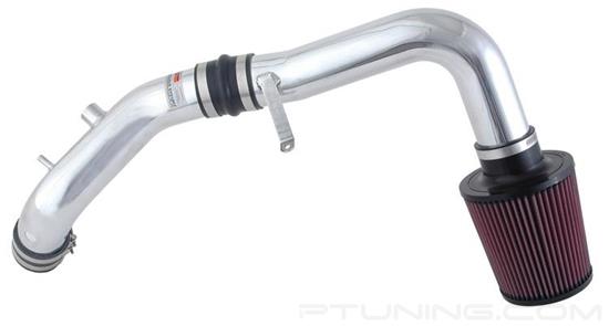 Picture of Typhoon Complete Aluminum Polished Cold Air Intake System with Red Filter