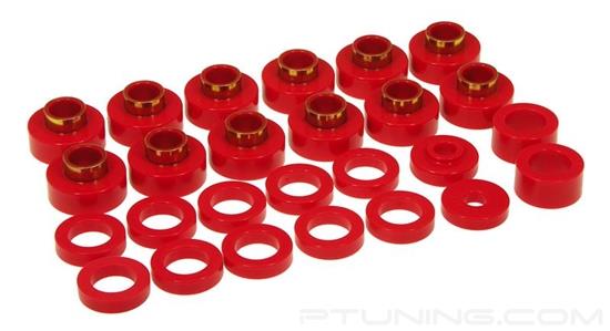 Picture of Body Mount and Radiator Support Bushings - Red