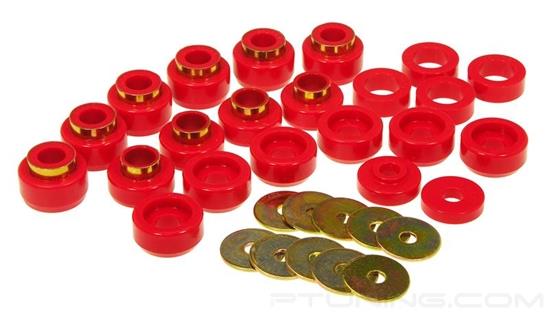 Picture of Body Mount and Radiator Support Bushings - Red