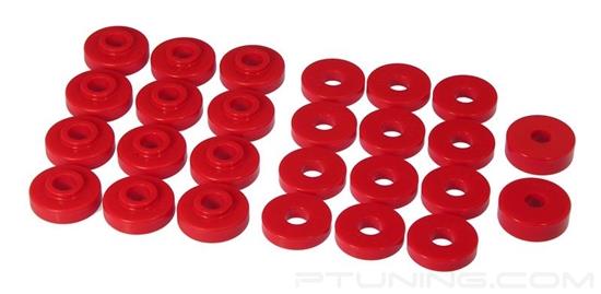 Picture of Front and Rear Body Mount Bushing Kit - Red