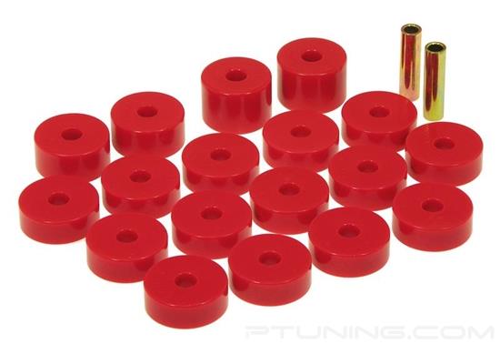 Picture of Front and Rear Body Mount Bushing Kit - Red