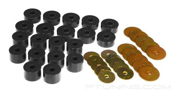 Picture of Front and Rear Body Mount Bushing Kit - Black