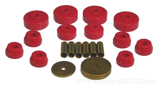Picture of Body Mount and Radiator Support Bushings - Red