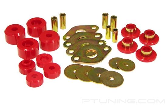 Picture of Front and Rear Body Mount Bushing Kit - Red