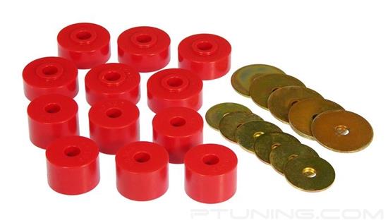 Picture of Front and Rear Body Mount Bushing Kit - Red