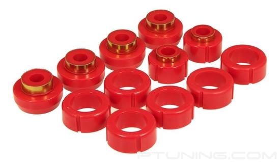 Picture of Front and Rear Body Mount Bushing Kit - Red