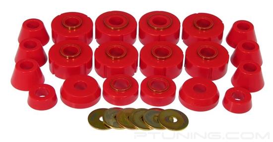 Picture of Front and Rear Body Mount Bushing Kit - Red