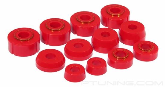 Picture of Front and Rear Body Mount Bushing Kit - Red