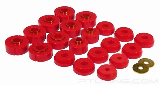 Picture of Front and Rear Body Mount Bushing Kit - Red