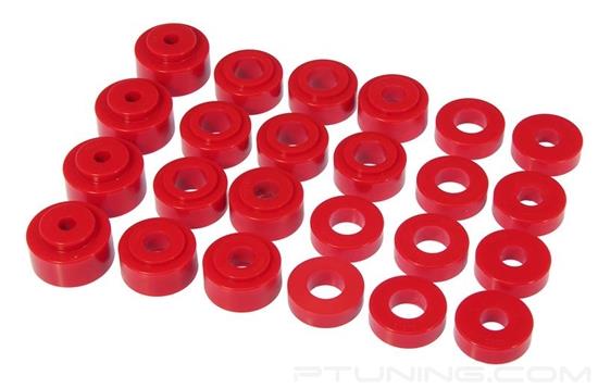 Picture of Front and Rear Body Mount Bushing Kit - Red