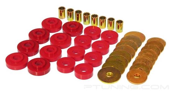 Picture of Front and Rear Body Mount Bushing Kit - Red
