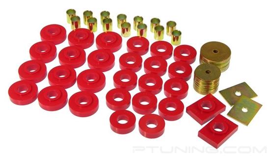 Picture of Front and Rear Body Mount Bushing Kit - Red